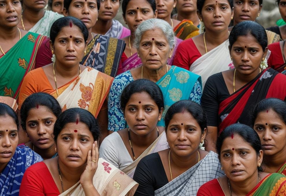 Malayali women in despair 