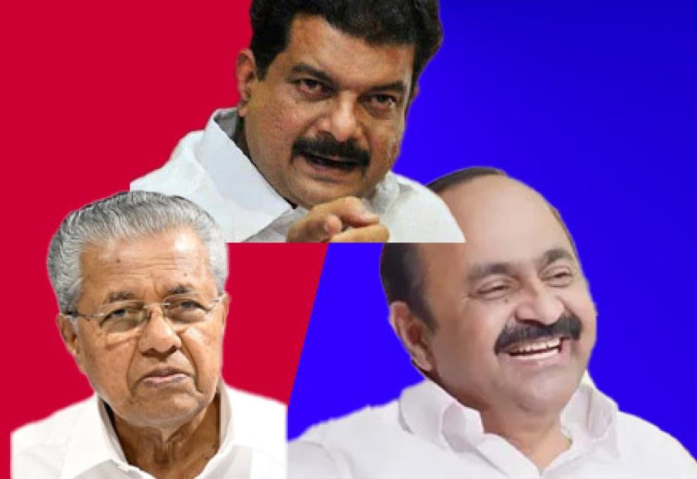 PV Anvar, Pinarayi, V D satheesan