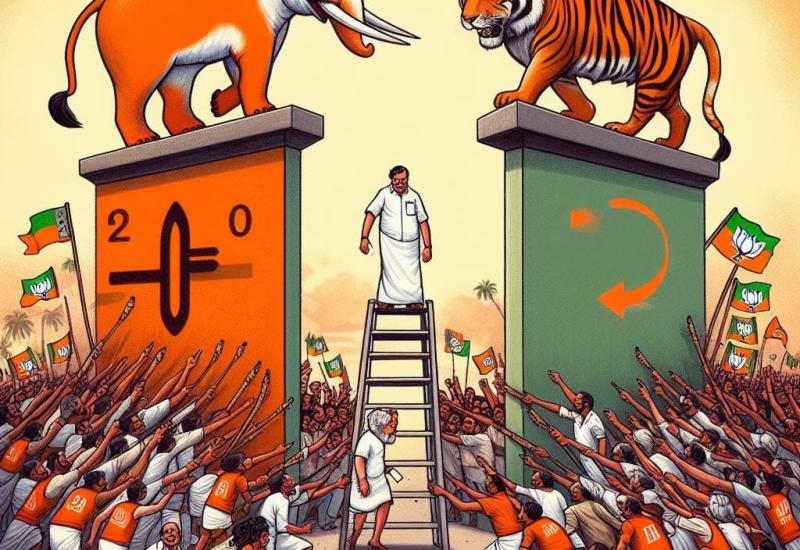 ബി.ജെ.പി കേരളത്തിൽ രണ്ടു സീറ്റിനു മാത്രം വേണ്ടി പോരാടി