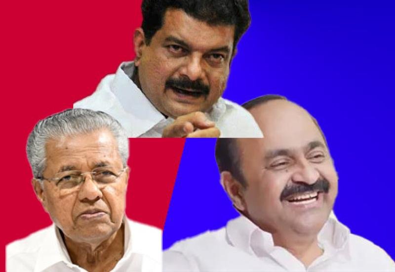PV Anvar, Pinarayi, V D satheesan